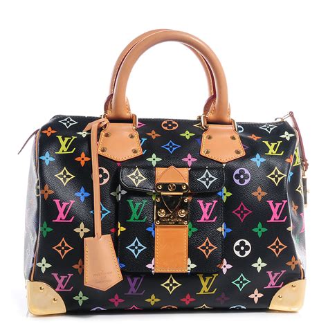 louis vuitton multicolor speedy 30 black|Louis Vuitton multi color monogram.